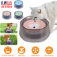 No Spill Dog Cat Water Bowl Spill Proof Slow Water Feeder 47.35oz Pet Water Dispenser Travel Dog Bowl for Dogs/Cats/Pets