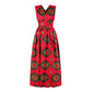 African Print Irregular Dress with Versatility