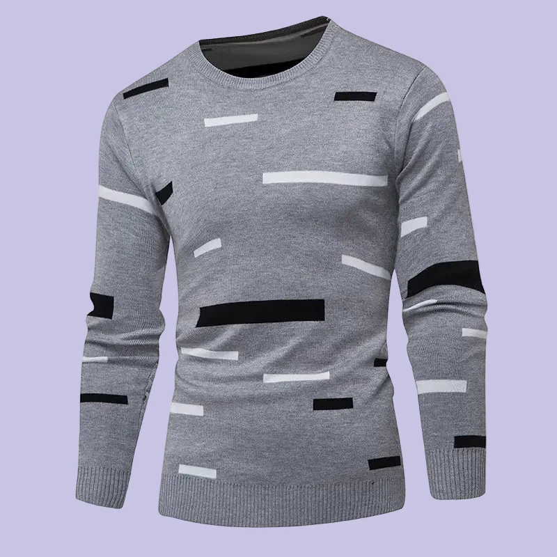V-Neck Double Knit Sweater