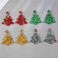 Christmas Tree Acrylic Earrings
