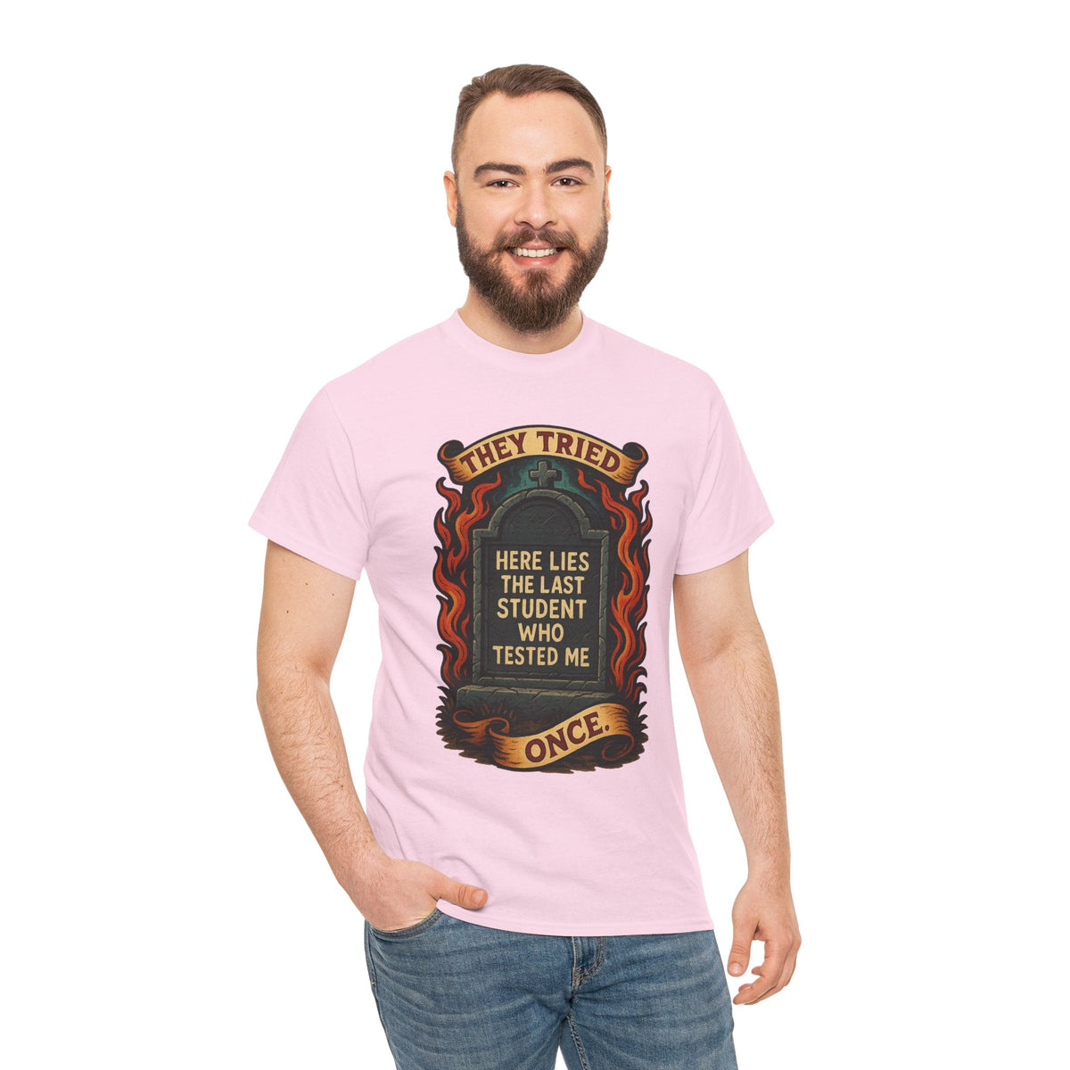 Funny Student Tribute Tee, Unisex Graphic Shirt, Back to School Apparel, Graduation Gift, Teacher Humor Clothing