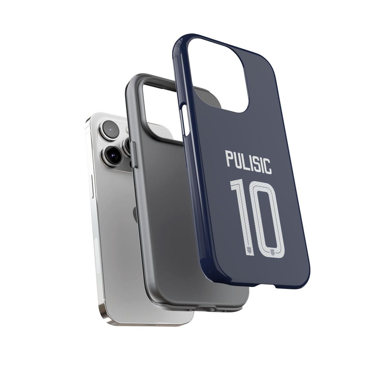 Christian Pulisic Precision Armor – Dual-Layer Durability & Sleek Fit | Compatible with iPhone 8 to 16 Pro Max & Samsung Galaxy S10 to S25 Ultra