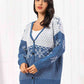 Snowflake Button Down Cardigan