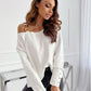 Asymmetrical Neck Buttoned Top