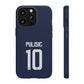 Christian Pulisic Precision Armor – Dual-Layer Durability & Sleek Fit | Compatible with iPhone 8 to 16 Pro Max & Samsung Galaxy S10 to S25 Ultra