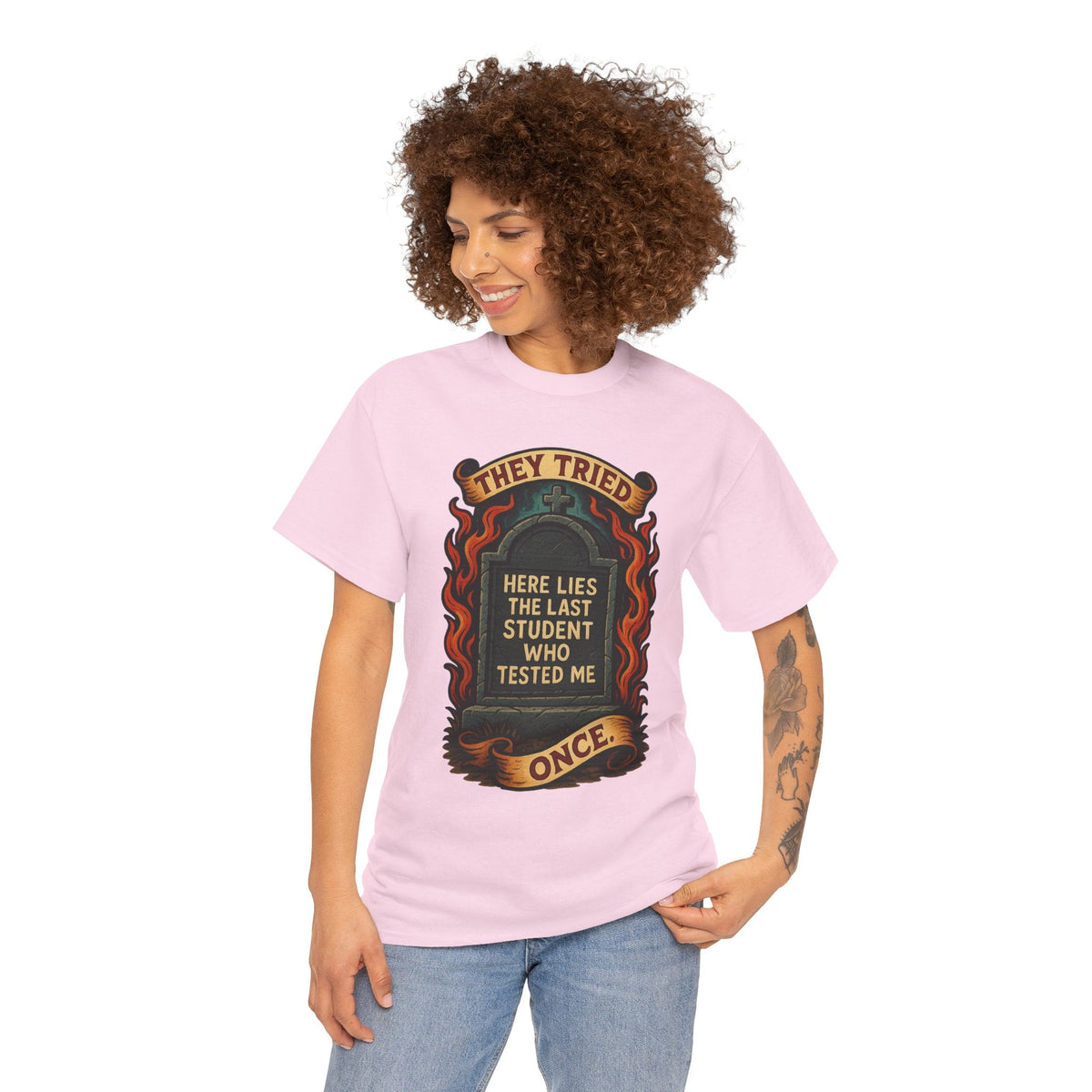 Funny Student Tribute Tee, Unisex Graphic Shirt, Back to School Apparel, Graduation Gift, Teacher Humor Clothing