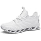 Shock-absorbing running shoes