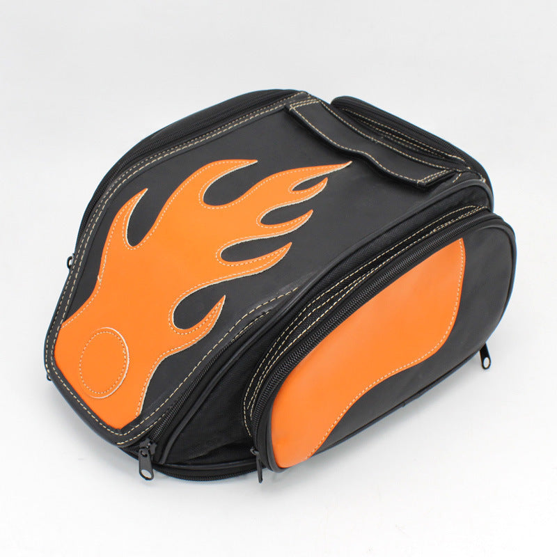 Retro Motorcycle Tail Bag Helmet Storage Waterproof