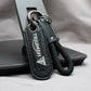 Motorcycle Carbon Fiber Leather Keychain