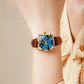 Women's Multifunction Leather Quartz Watch