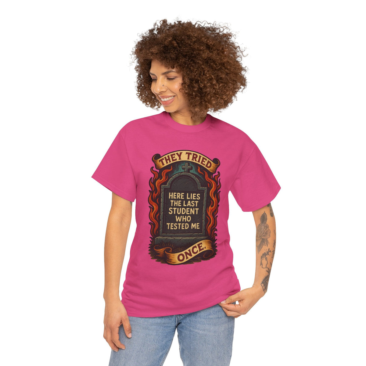 Funny Student Tribute Tee, Unisex Graphic Shirt, Back to School Apparel, Graduation Gift, Teacher Humor Clothing