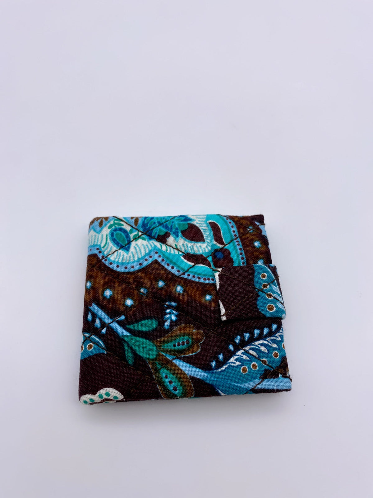 Vera Bradley Rare Small Compact Mirror Two Way Java Blue