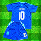 Lionel Messi Argentina 2024/25 Kids Soccer Jersey Kit Youth Toddler Sizes 3T-Y XL
