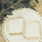 The Everyday Statement Hoop Square - Gold or Silver