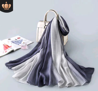 New Gradient Silk Scarf for Sun Protection