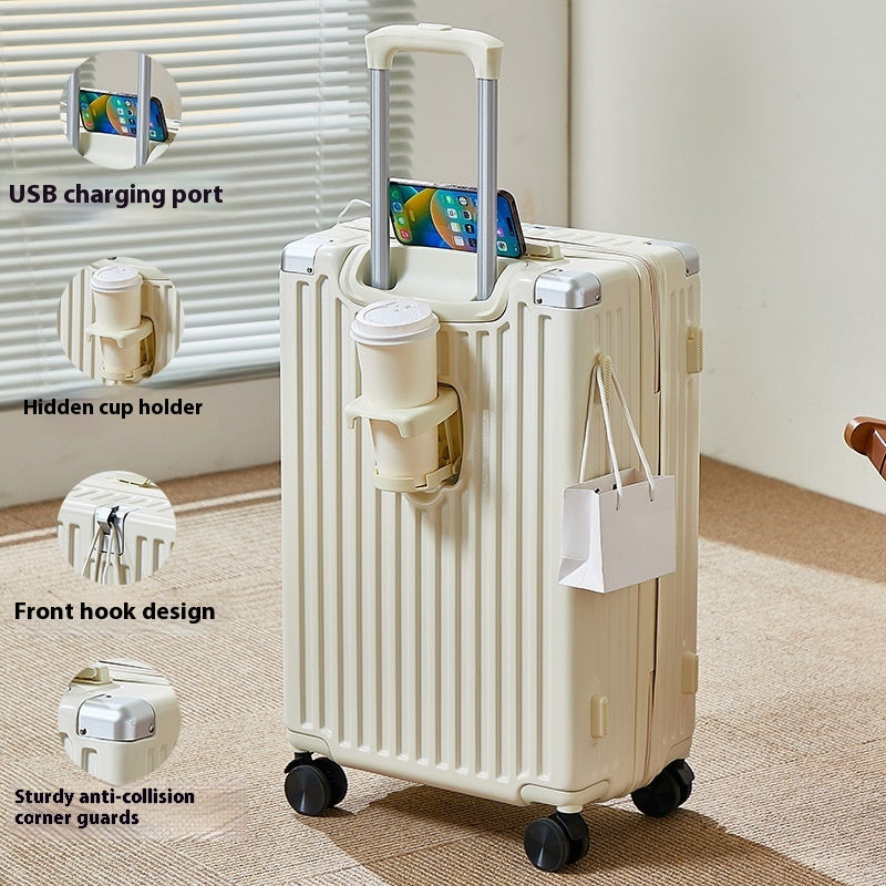 Multifunctional Portable Password Lock Zipper Luggage