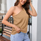 One Shoulder Sleeveless Top