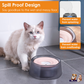 No Spill Dog Cat Water Bowl Spill Proof Slow Water Feeder 47.35oz Pet Water Dispenser Travel Dog Bowl for Dogs/Cats/Pets
