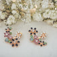 Beautiful Flower Jacket Earrings