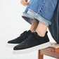Men's Lace-up Flat Shoes Fashion Casual Round-toe Walking And Jogging Shoes Sneakers