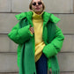 Fashion Coat With Removable Hood Cotton Jacket Winter Warm Windproof Loose Cotton Jacket Loose Parka Outerwear Clothing
