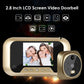 2.8-Inch Infrared Night Vision Electronic Peephole Doorbell