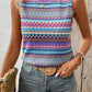 Contrast Round Neck Tank