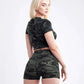 Short-Sleeve Crop Top