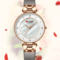Women's Luxury Watches In Excellent Background And Zircon Designs Business Style Wristwatch Perfect Gift For Her
