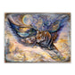 Tiger Moth Decor Fantasy Wooden Wall Art by Josephine Wall - Fantasy Decor - 852145-JW
