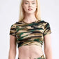 Short-Sleeve Crop Top