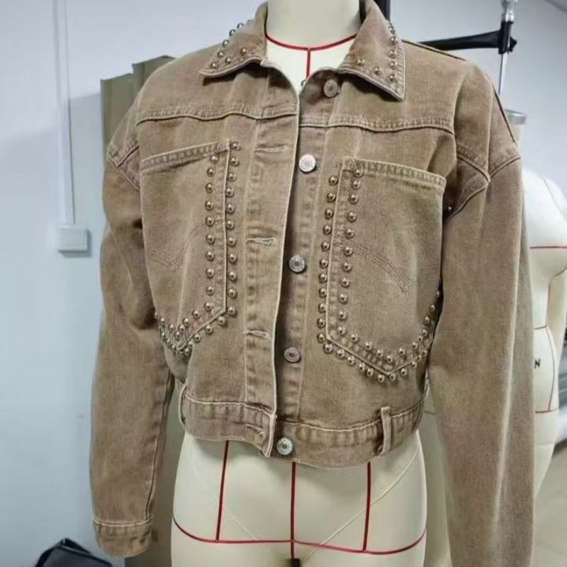 Women’s Studded Denim Jacket