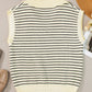 Striped Collared Neck Tank