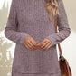 Turtleneck High Low Top