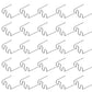 500PCS Hot Stapler Staples Repair Kit For Plastic Welder Gun Car Bumper Fender