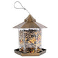 Hanging Gazebo Wild Bird Feeder Outdoor Bird Seed Station with Large Capacity 6 Feeder Ports for Garden Patio Park Weatherproof Easy To Refill