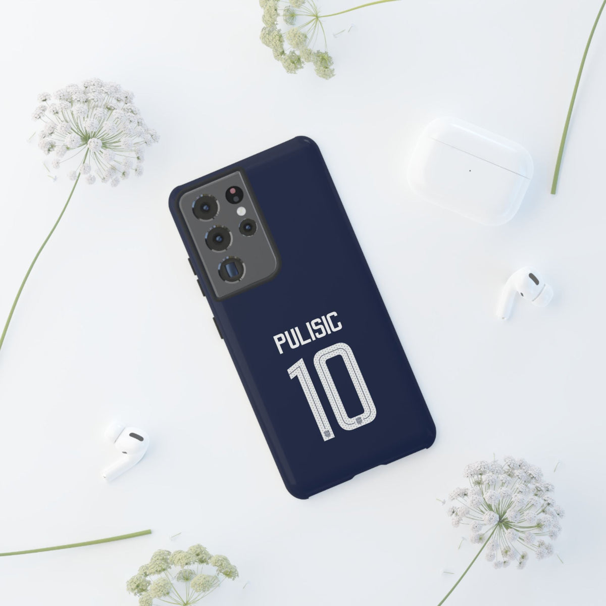 Christian Pulisic Precision Armor – Dual-Layer Durability & Sleek Fit | Compatible with iPhone 8 to 16 Pro Max & Samsung Galaxy S10 to S25 Ultra