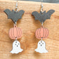 Adorable Wooden Halloween Earrings