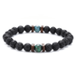 Epic Legendary Volcanic Stone Bracelet For Men And Women Lava Stone Stretch Yoga Bead Bracelet