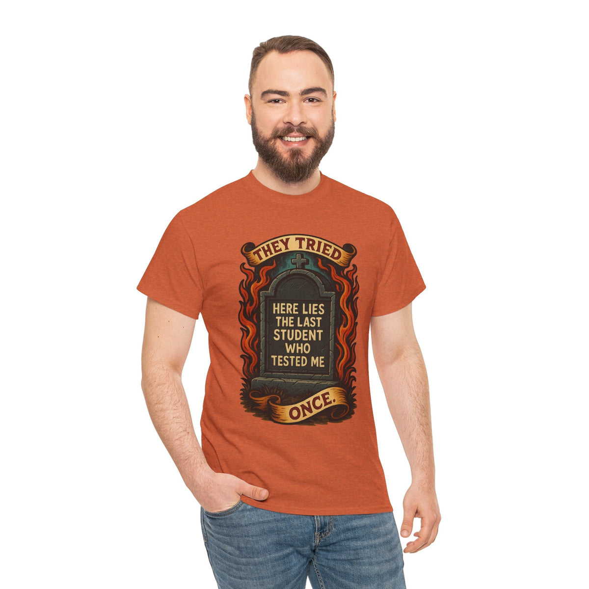 Funny Student Tribute Tee, Unisex Graphic Shirt, Back to School Apparel, Graduation Gift, Teacher Humor Clothing