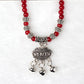 Red Agate Beaded Bracelet