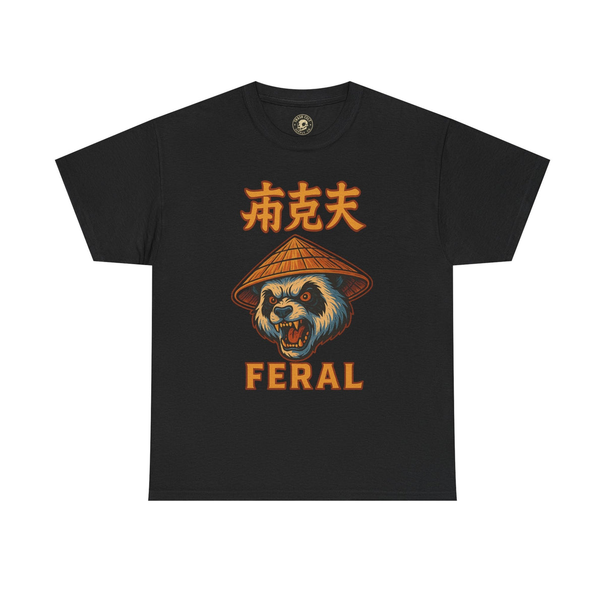 Feral Panda T-Shirt – Bold Streetwear Animal Graphic Tee | Unisex Heavy Cotton Shirt for Chaos Lovers