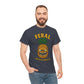 Feral Evil Pineapple Shirt – Aggressive Fruit Trashcore Tee – Gildan 5000 Unisex