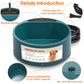 Heated Water Bowl for Dog Cat 74.4OZ Heating Water Dish IP67 Waterproof Thermal Water Bowl Heated Pet Bowl Dog Cat Water Feeder Bowl for Dog Cat Rabbi