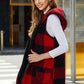 Plaid Hooded Vest