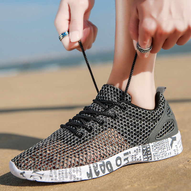 Soft running shoes