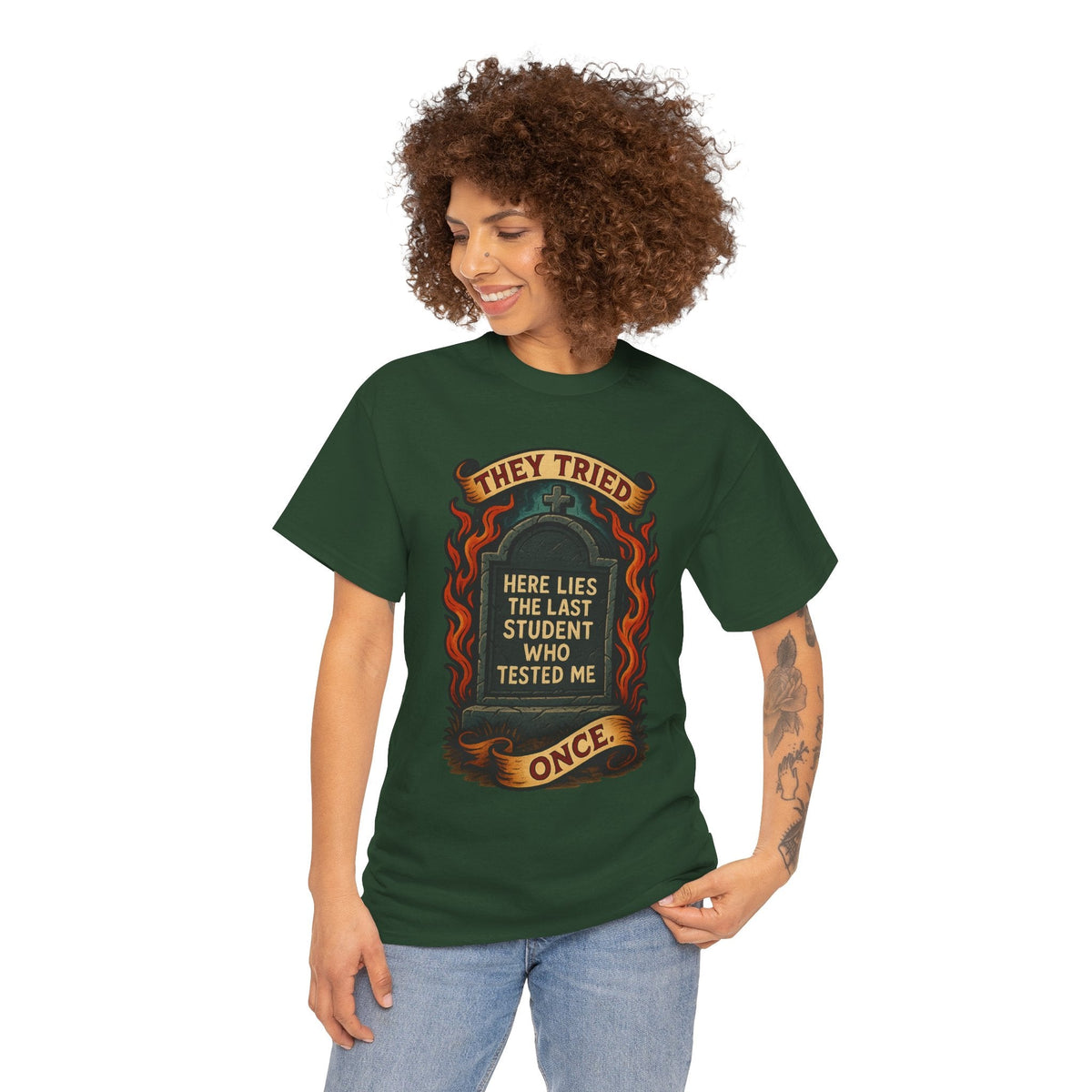 Funny Student Tribute Tee, Unisex Graphic Shirt, Back to School Apparel, Graduation Gift, Teacher Humor Clothing