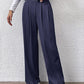High Waist Straight Pants