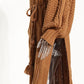 Women's Stand Collar Lantern Sleeve Sweater