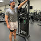 Selectorized Standing Multi-Flight Shoulder Raise w/ 250lb weight stack (New)